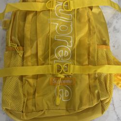 yellow supreme bag