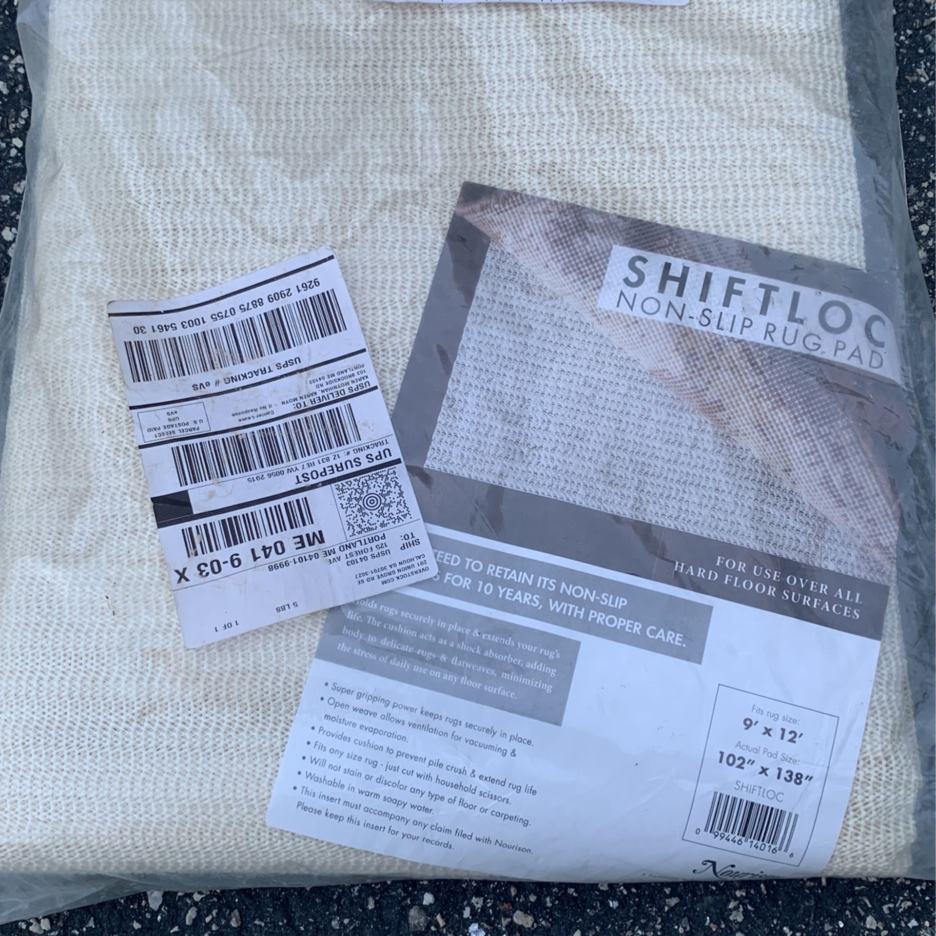 Non Slip Pad For Rug 9 X 12