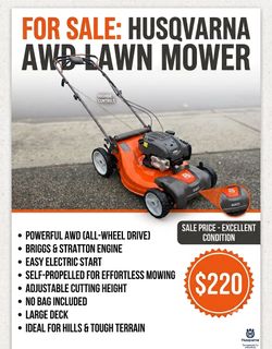 Husqvarna AWD Mower
