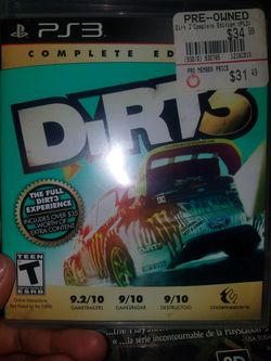 PS3 GAME: DIRT3 COMPLETE EDITION