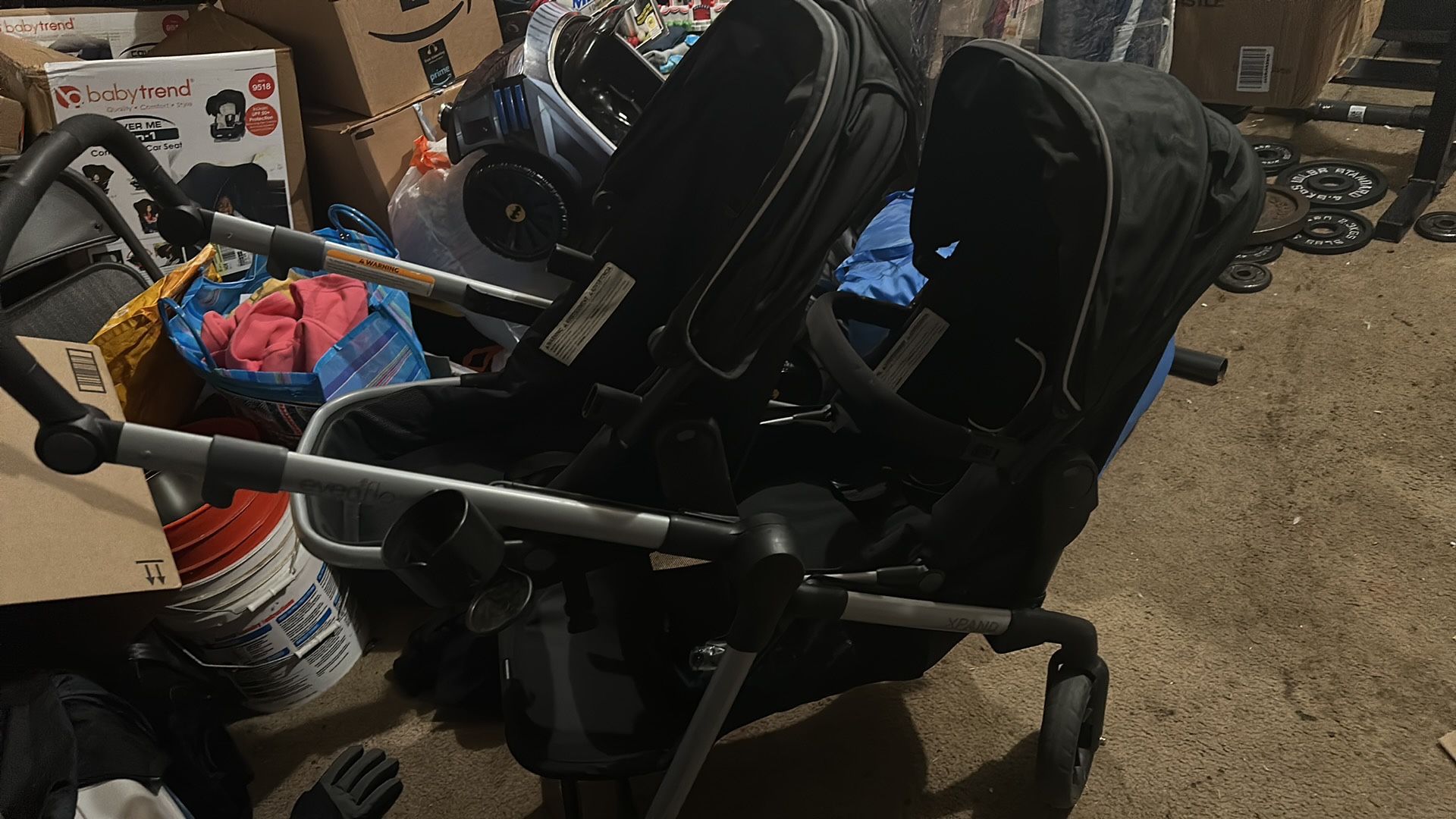 Double Stroller N Car Seat
