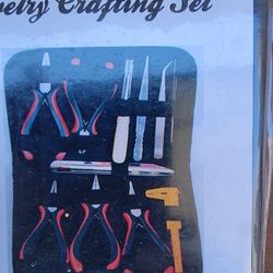11-pcs Jewelry Making Beading Wiring Tools Set/Kit Pliers by Signature Handtools