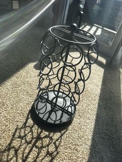 Black Metal K-Cup Coffee Pod Holder