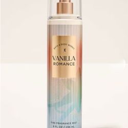 Vanilla Romance  Bath and Body Works Spray  8oz.