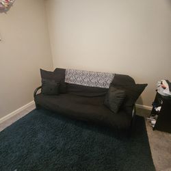 Black Futon With Mattress