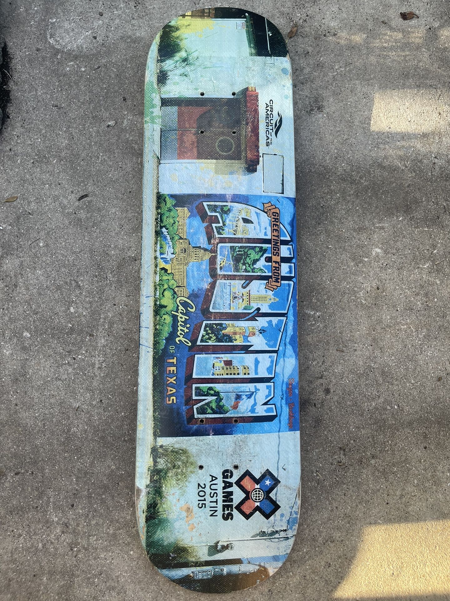X Games Skateboard Deck 2015