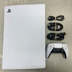 Sony Playstation 5 Gaming Console Gamer Home System Wireless Bluetooth Joystick Controller Wifi BT Multiplayer Cross-play Puzzle Adventure Shooting