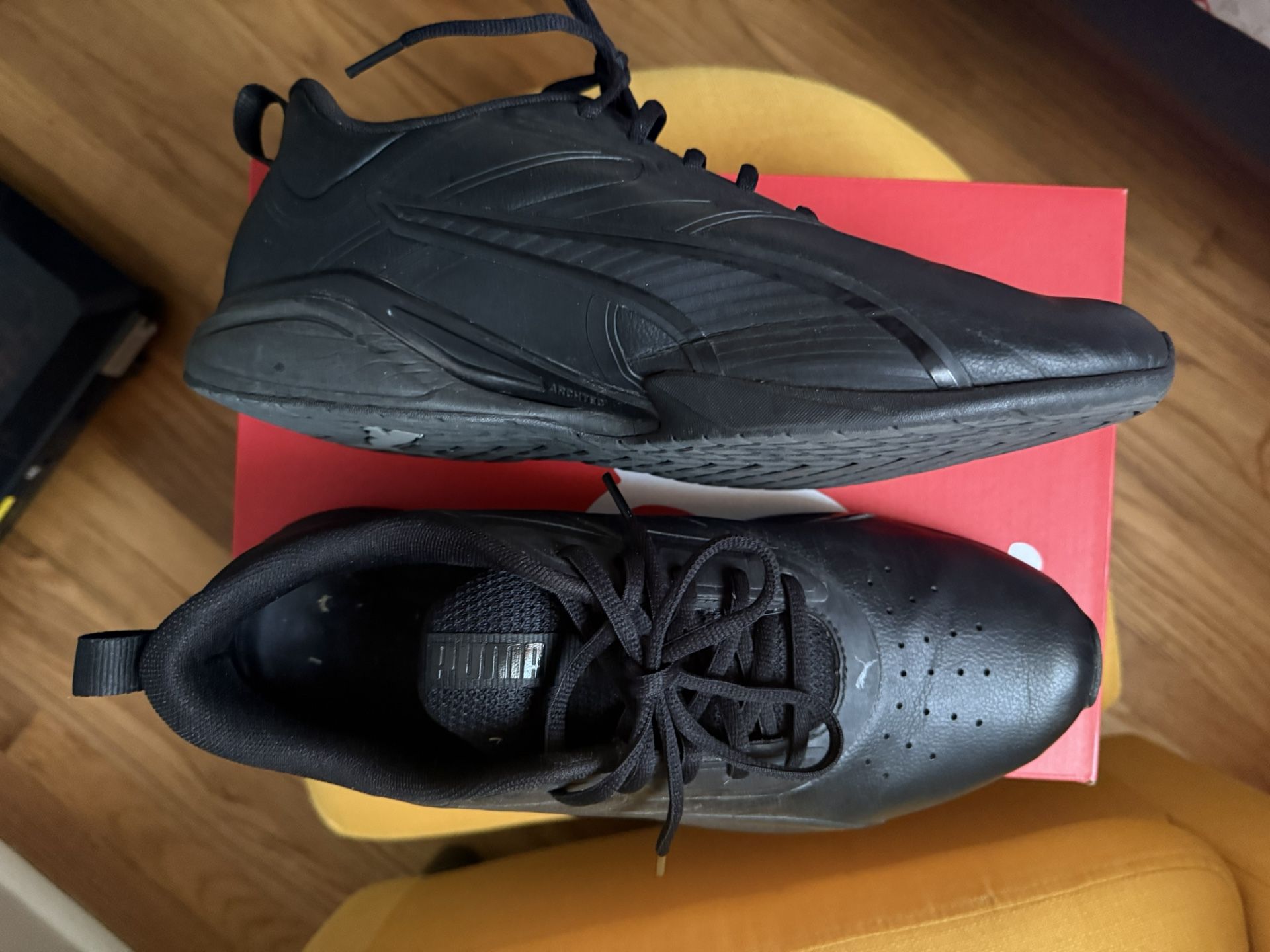 Black Puma Running Shoes Size 10.5