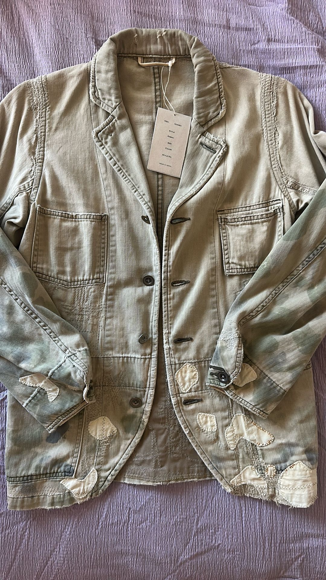 Japanese Stitch Work Utility Jacket