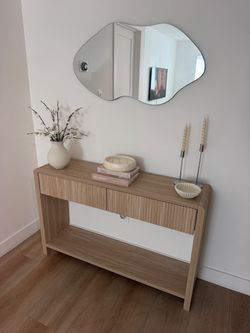Modern Console Table + Mirror Set – Can Be Sold Complete or Separately