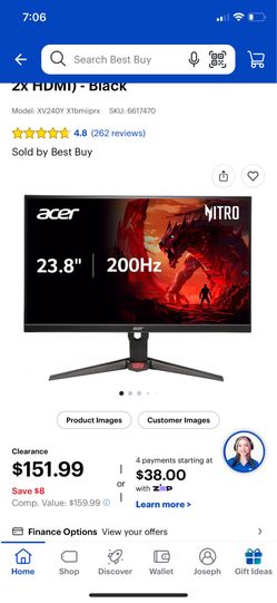 Gaming monitor (Acer Nitro)