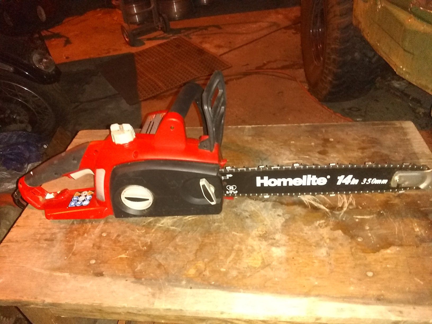 Homelite 14" electric chainsaw