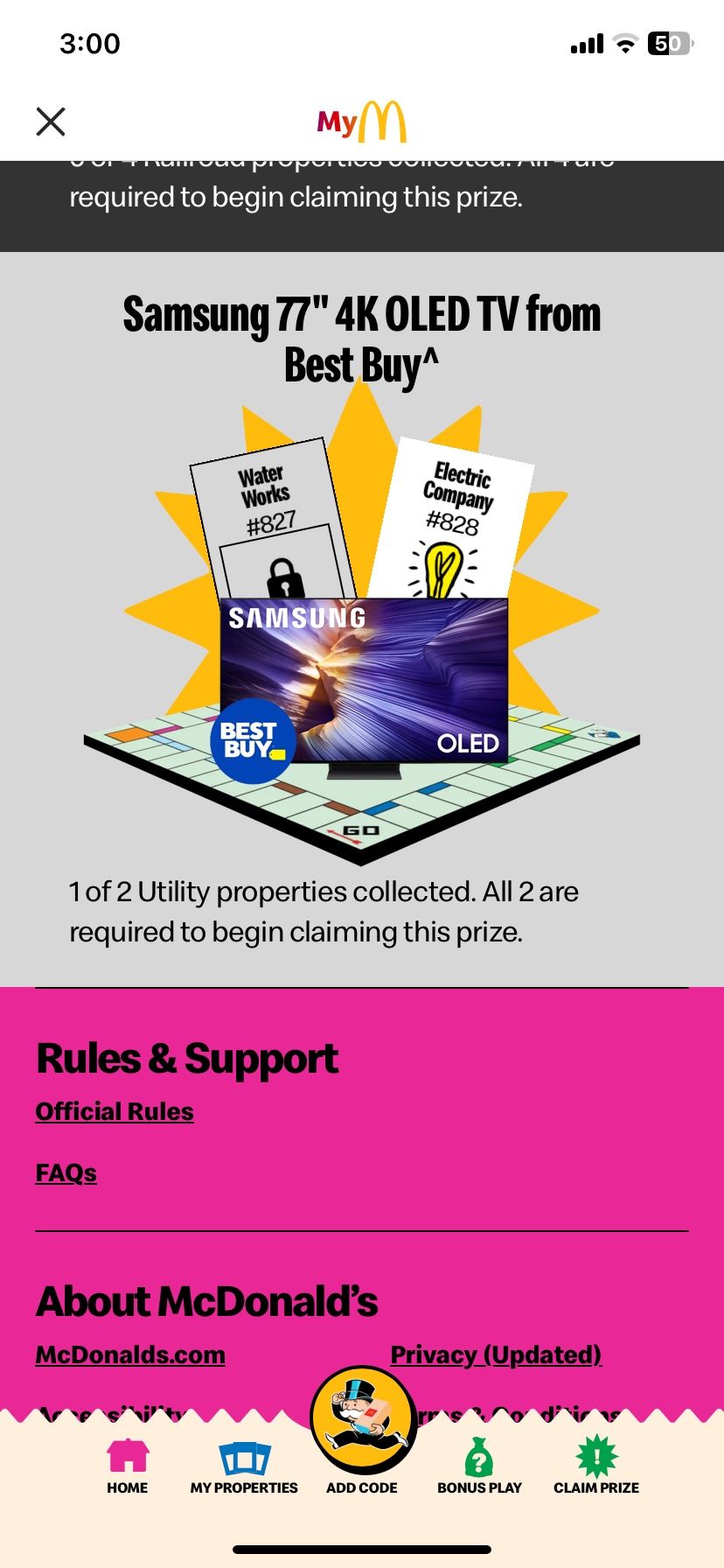 Monopoly Tabs 