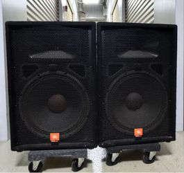 JBL Made in the USA 15” Professional PA DJ Speaker Cabinets