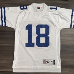 Indianapolis Colts Peyton Manning #18 Reebok NFL Throwbacks Jersey Sz Medium 