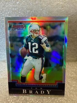 2004 Bowman Chrome Tom Brady #106 Silver Refractor /500 SUPER CLEAN MINT SSP🔥📈