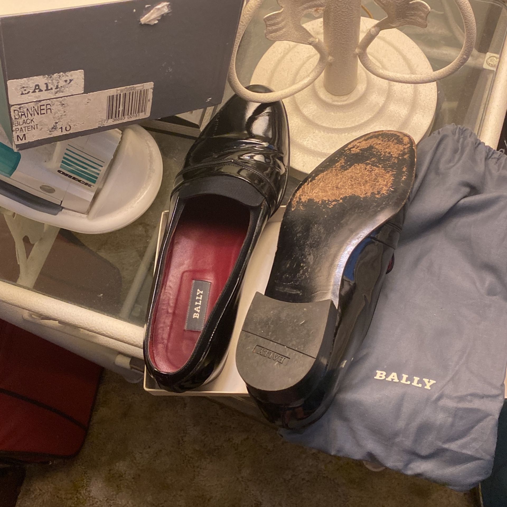 Men’s Bally Black Size 10 Dress Shoes