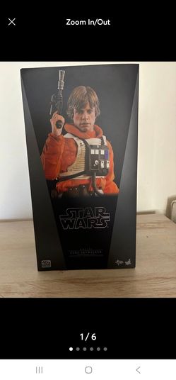 STAR WARS Hot Toys Snowspeeder Luke Skywalker Pilot 1/6 complete!!!