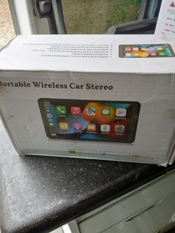 Portable wireless car stereo