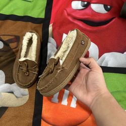 Lamo Brown Kids Slippers