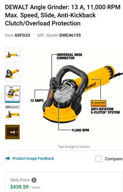 DEWALT Angle Grinder