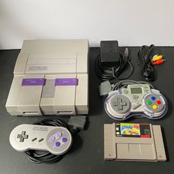 Super Nintendo SNES Console