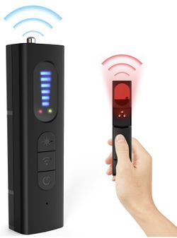 Hidden Camera Detectors, Camera Detector, Bug and Hidden Camera Detector, Anti Spy RF Signal Scanner, Wireless Rechargeable for Home丨Office丨Travel丨Hot