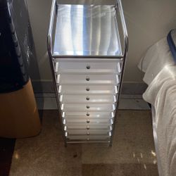 Storage Cart. Utility Cart With 10 Drawers. 