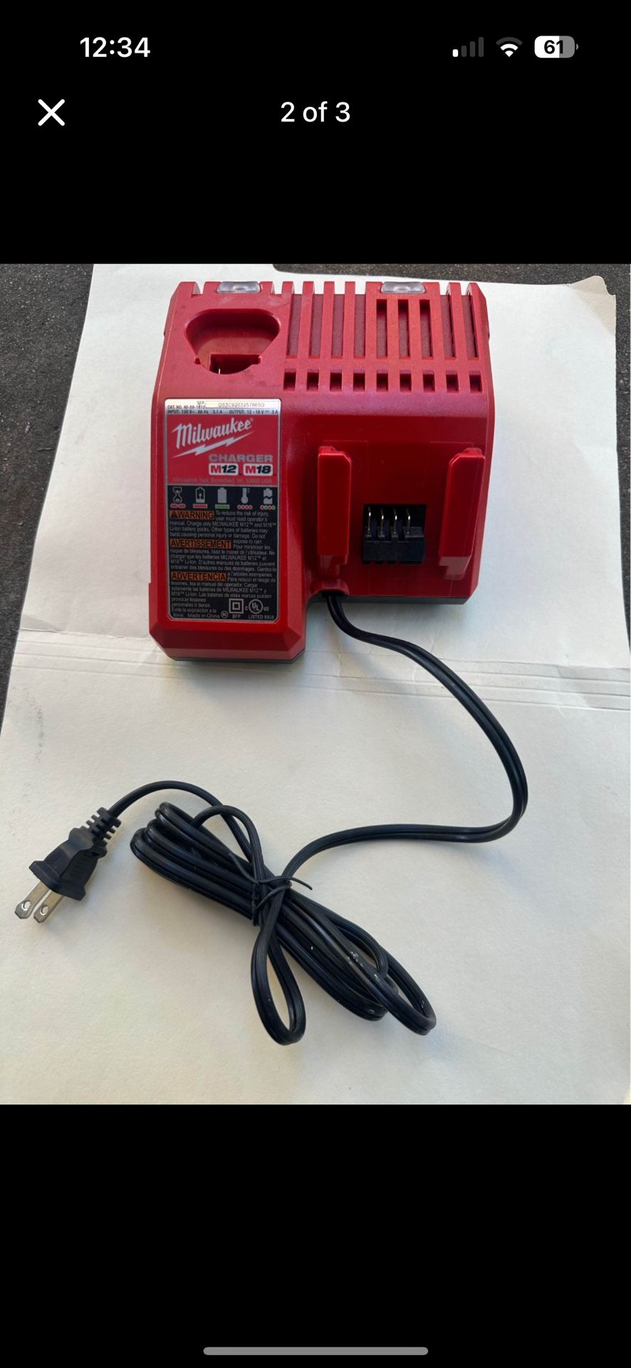 Milwaukee Combo Charger