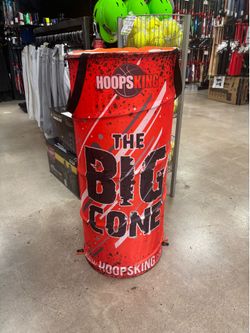 Used Hoopsking Big Cone Sports Training Cone for Basketball