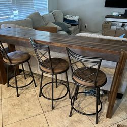 Entertaining Table Bar Stools for  Living Room 