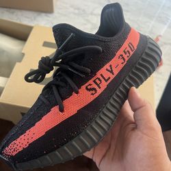 Adidas Yeezy Boost 350 V2 Red Stripe Size 7