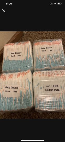 Diapers Size 6