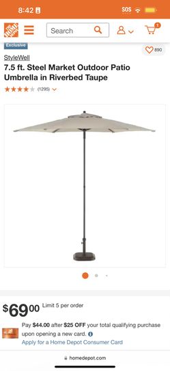 New Patio Umbrella And Base