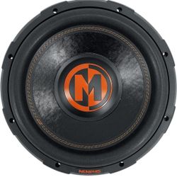 Memphis Audio MJP1244 12 in 1500 Watt MOJO Pro Car Audio Subwoofer DVC 4 ohm Sub, Black
