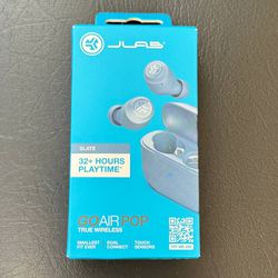 JLab - GO Air POP True Wireless In-Ear Headphones - Slate Gray - New