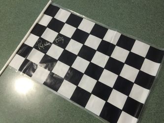 Autographed Richard Petty Checkered Flag!!