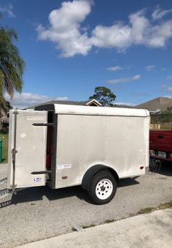 5x8 Enclosed Trailer Cheap