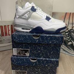 New Air Jordan 4 Retro Midnight Navy Sizes 11 Men DH6927-140