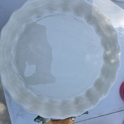 Fluted Quiche Dish - Vintage Fitz & Floyd Kitchen Harvest Collection