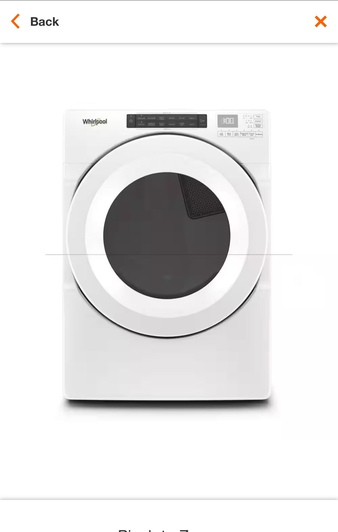 Whirlpool GAS Dryer 