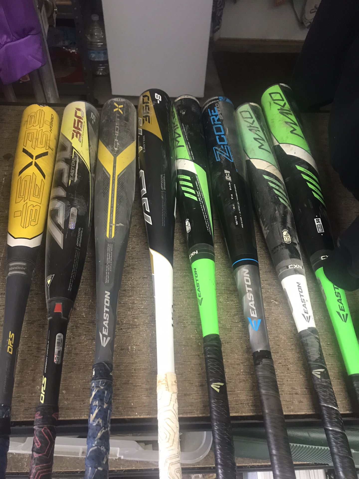 7-baseball Bats $150 