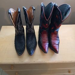 Ostrich Boots Men 👢  Size 8.5-9