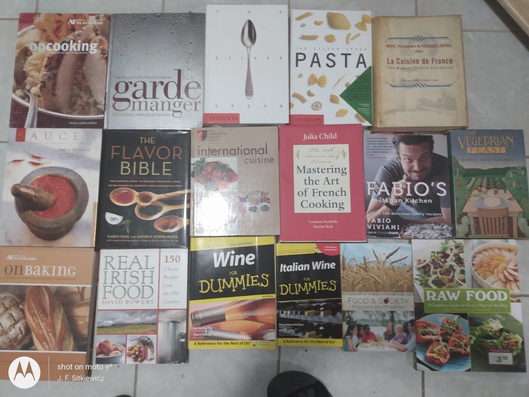 Cook Book Collection (31 text books and recipe guides)