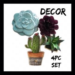 NWT 4pc Home Decor Set