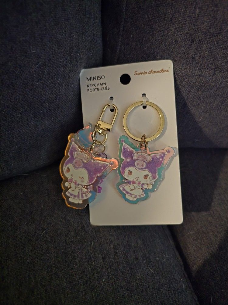 Kuromi Lanyard & Keychain