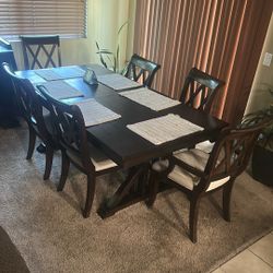 Dining Table Set - 6 Chairs 