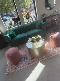 Green couch