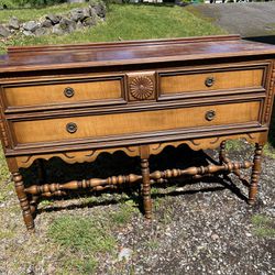 Antique Buffet Table