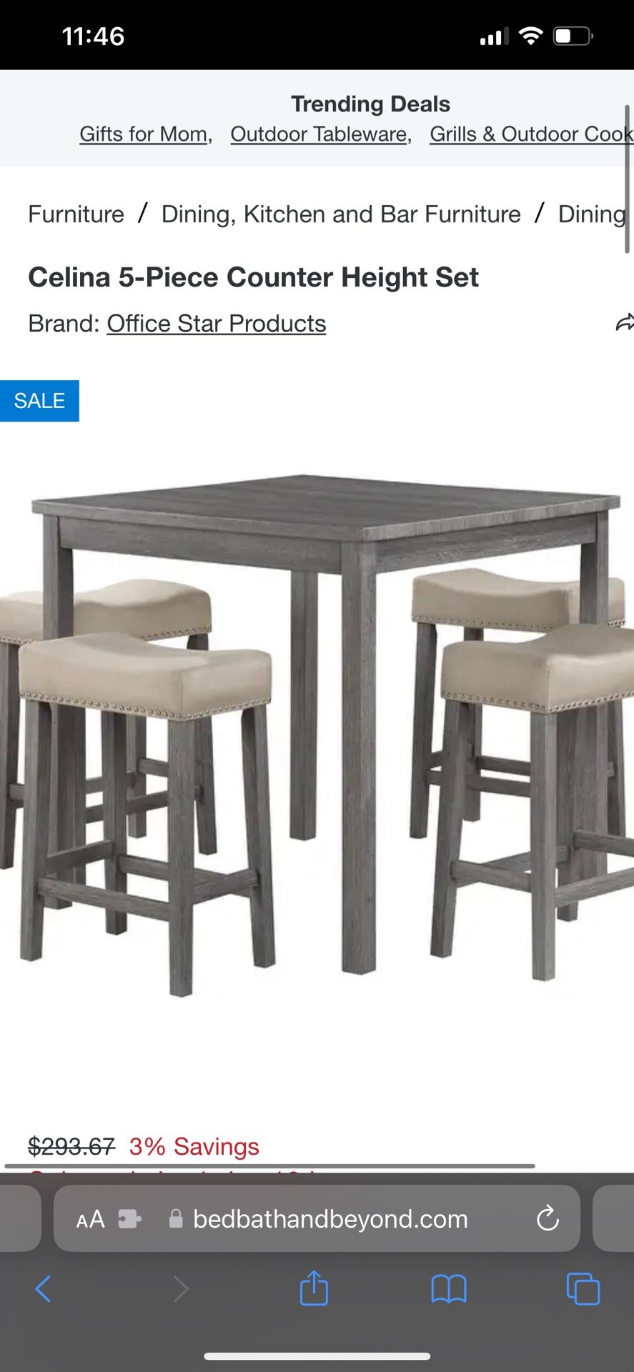 Table With Stools